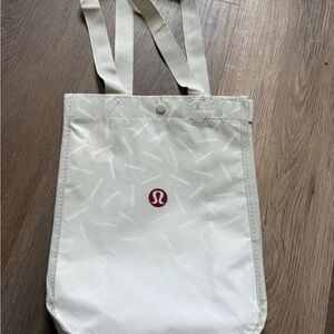 lululemon athletica White Tote Bag